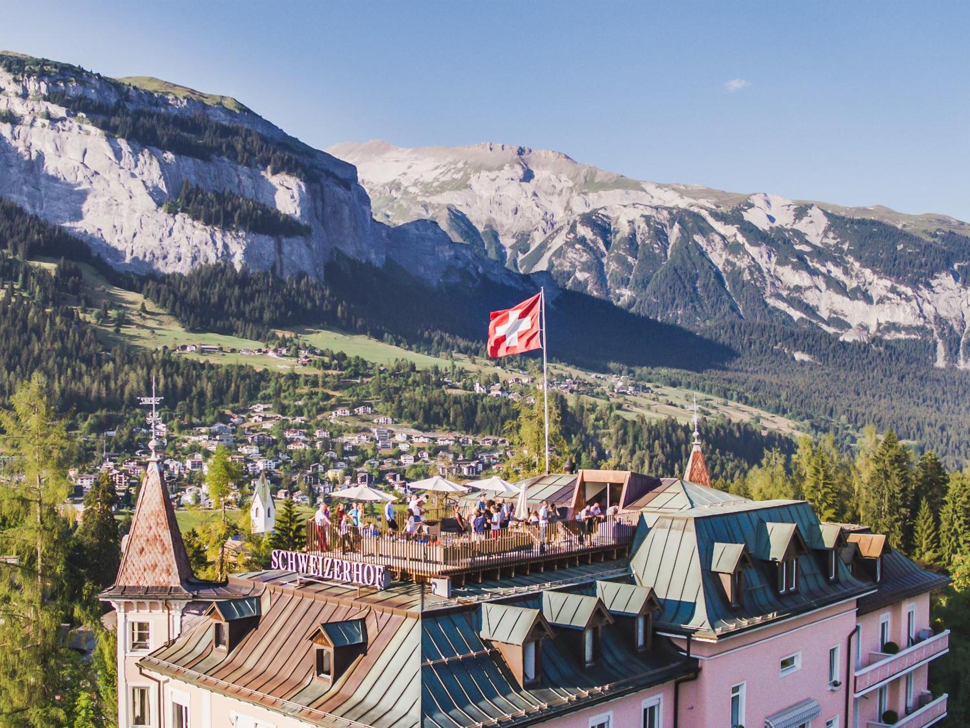 Romantik Hotel Schweizerhof & Spa Flims Exteriér fotografie